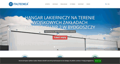 Desktop Screenshot of italtecnica.pl