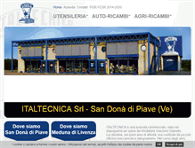 Tablet Screenshot of italtecnica.net